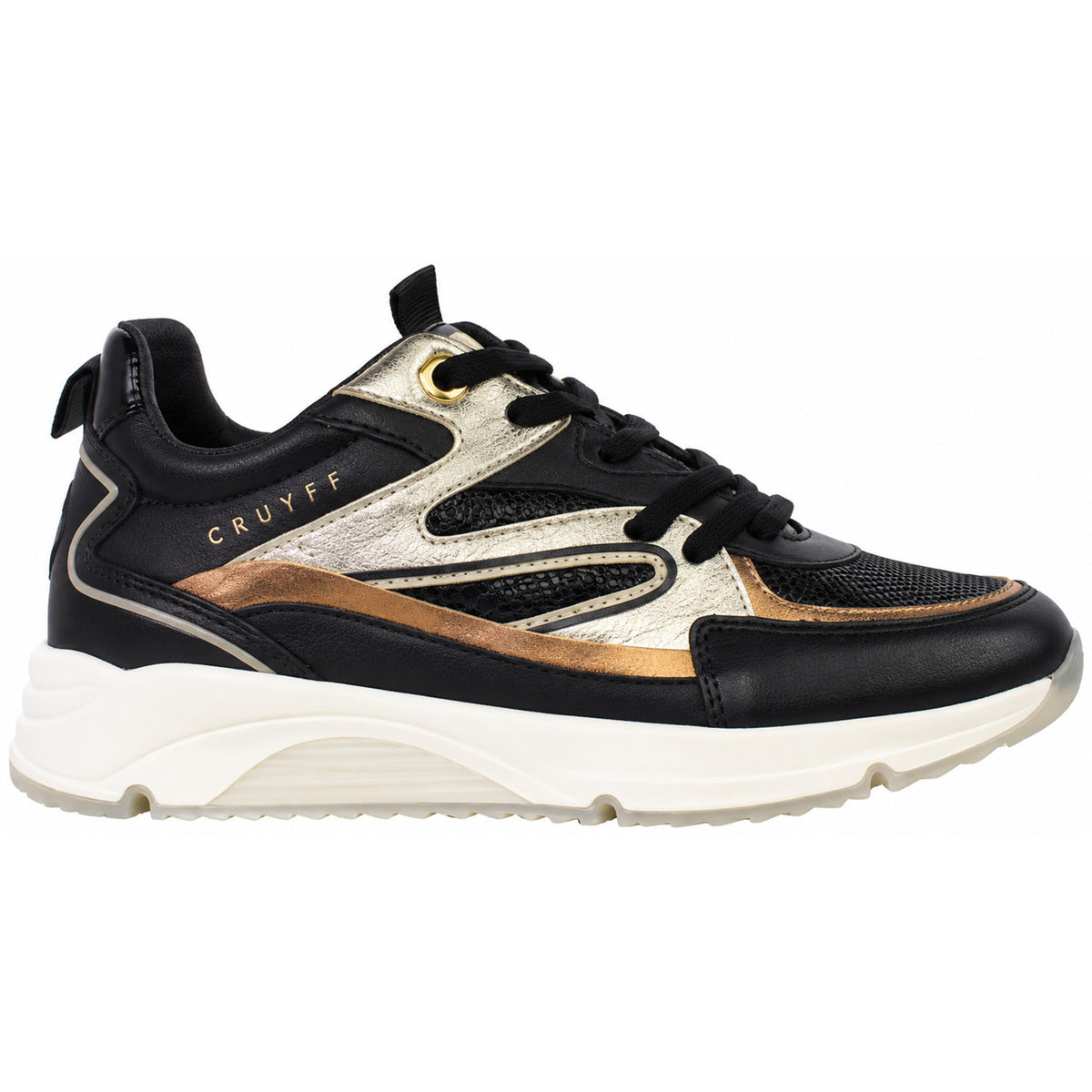 Cruyff Madina Kids Black Trainers