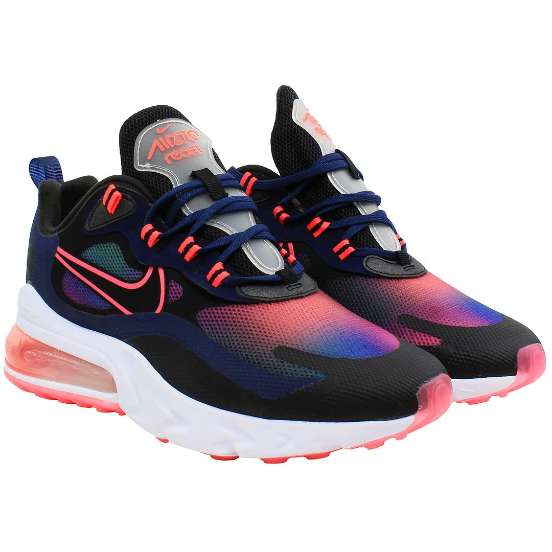 Nike Air Max 270 React SE Womens Navy/Pink Trainers