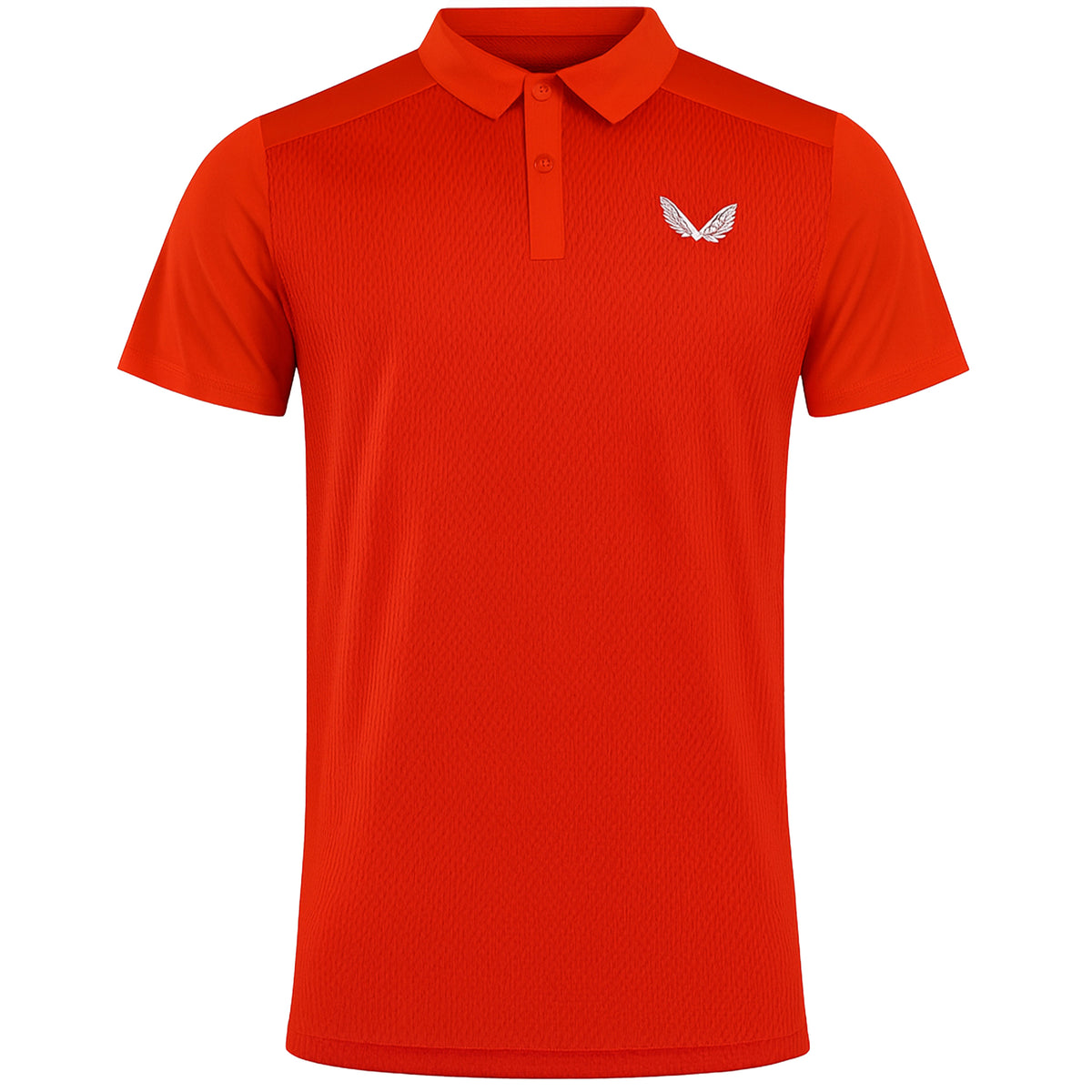 Castore Geo Mens Red Polo Shirt