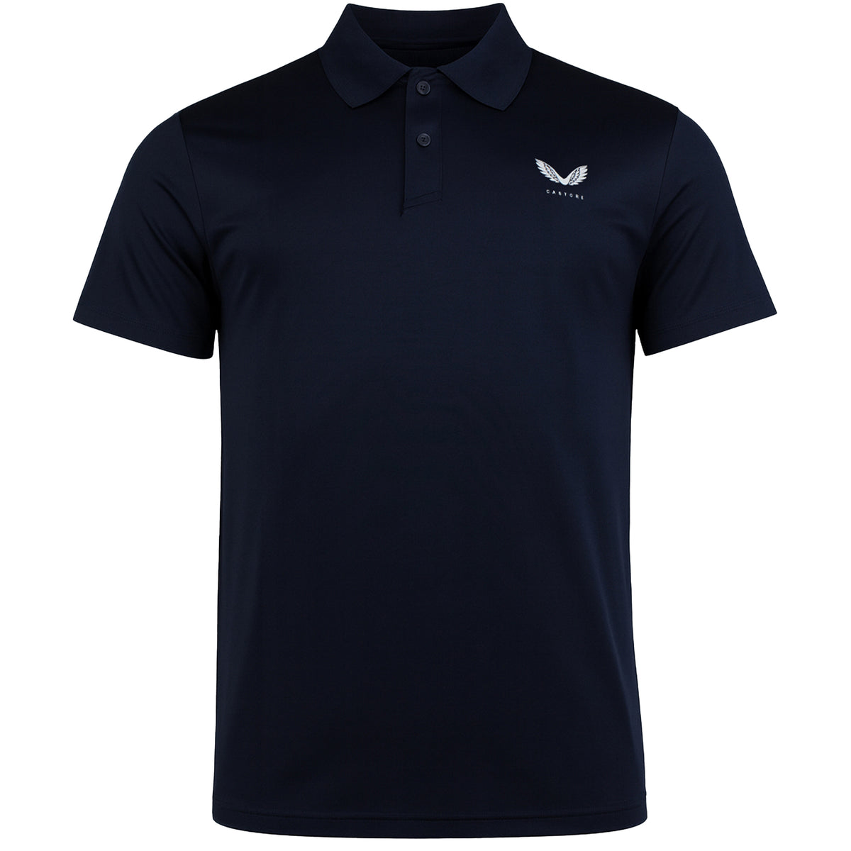 Castore Breathable Mens Navy Polo Shirt