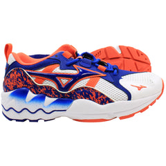 Mizuno Wave Rider 1 Mens White/Blue Trainers