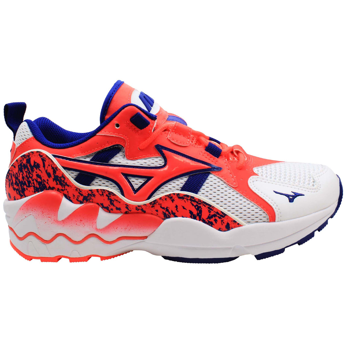 Mizuno Wave Rider 1 Mens White/Pink Trainers