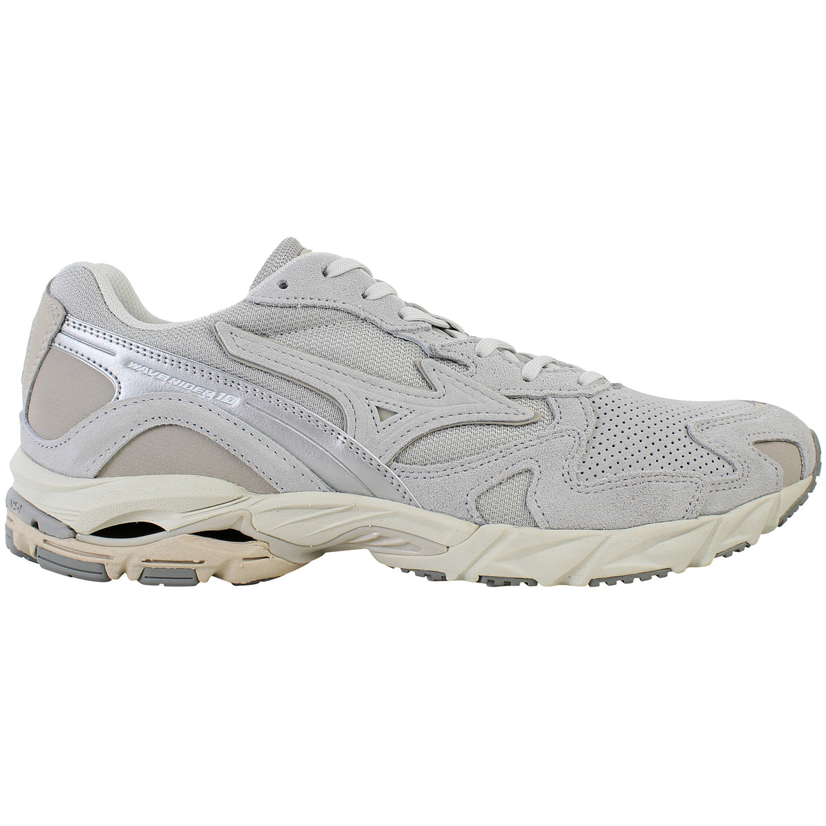 Mizuno Wave Rider 10 Mens Grey Trainers