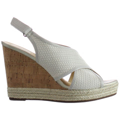 Geox Donna Janira C Womens White Wedges