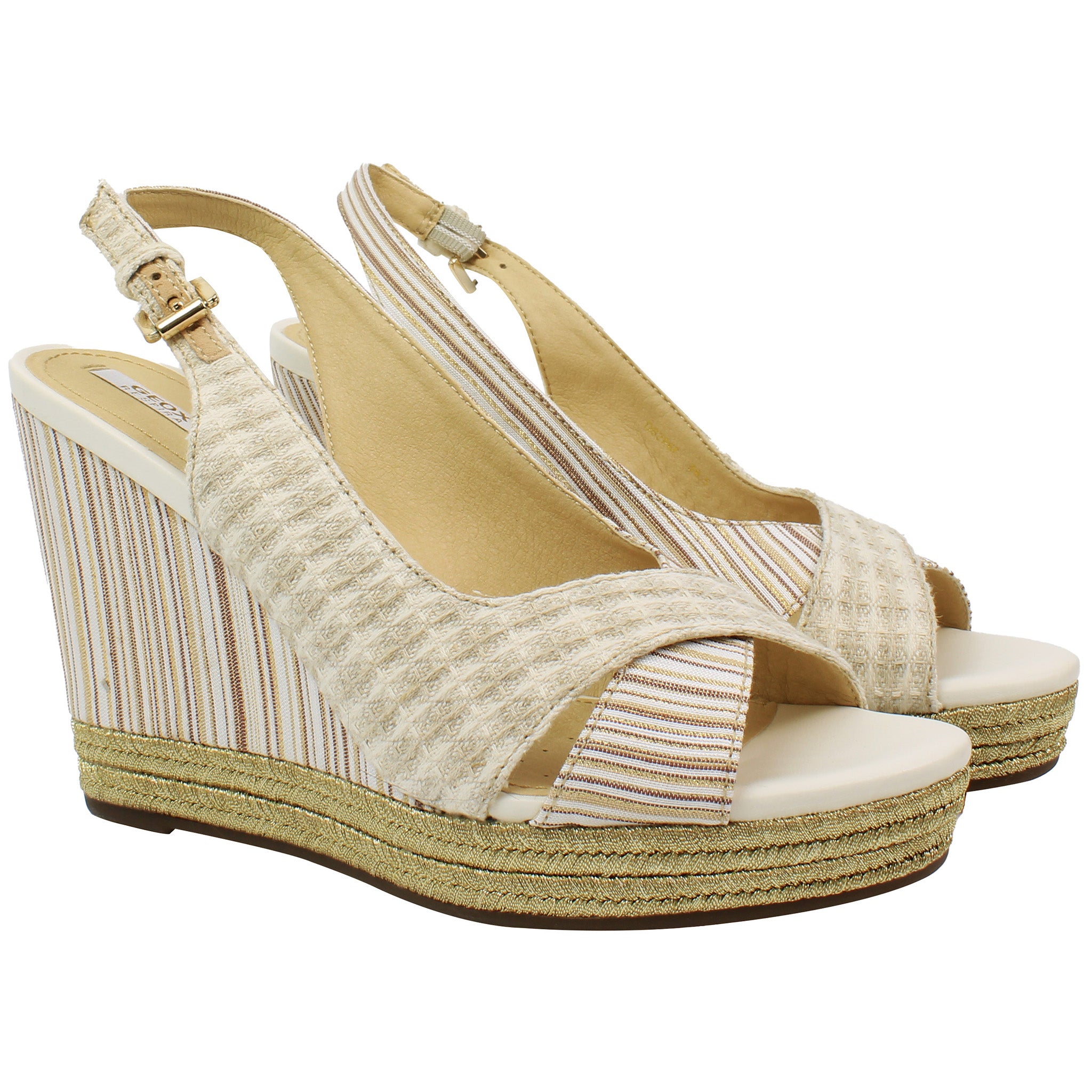 Geox Janira Womens Beige Wedges