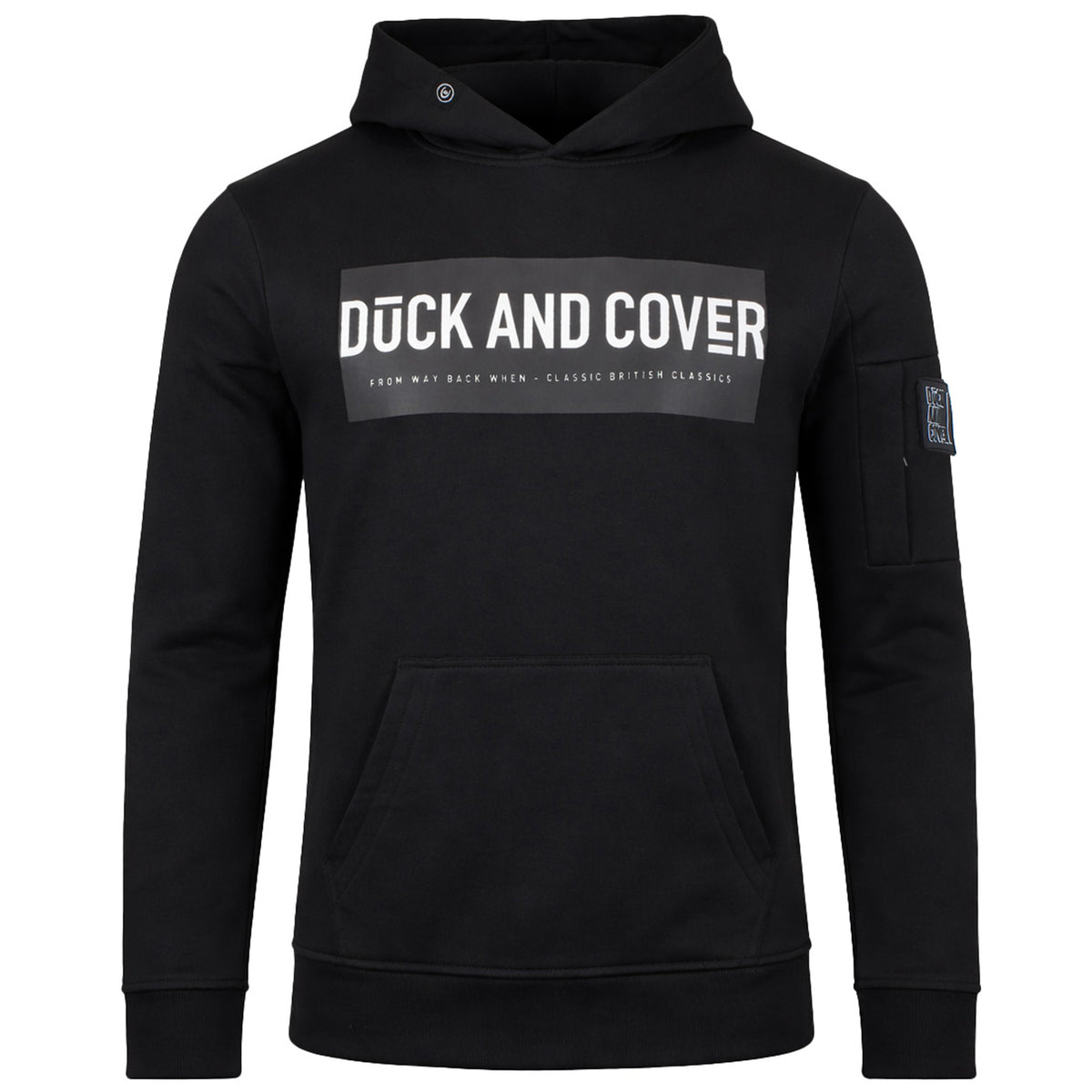 Duck & Cover Milgate Mens Black Hoodie