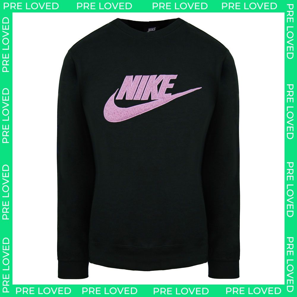 Nike Loose Fit Womens Black Sweater - Size L