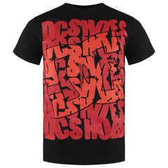 Nike Graphic Short Sleeve Crew Neck Black/Red Mens T-Shirt DCT00785 01