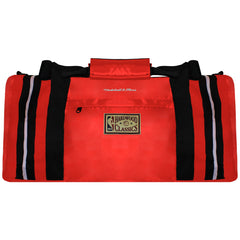 Mitchell & Ness NBA Chicago Bulls Satin Red Duffle Bag