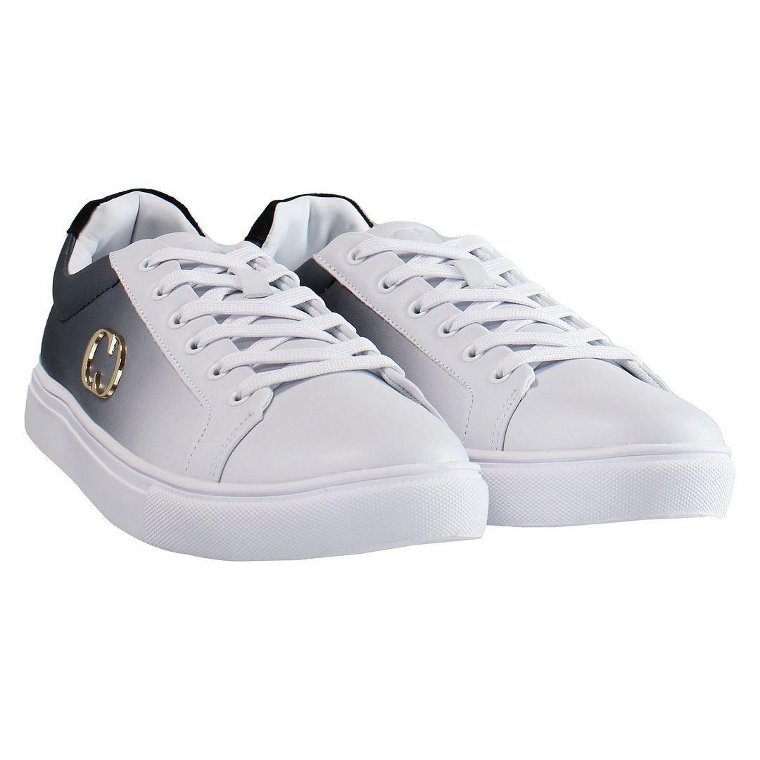 Criminal Damage Drift Mens White/Black Trainers