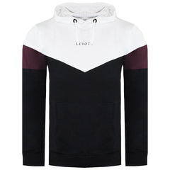 Devote London Mens Black/White Hoodie