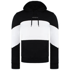 Devote London Mens Black/White Hoodie