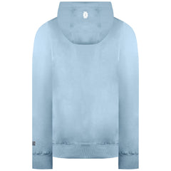 Duffer Locker Mens Blue Marl Hoodie