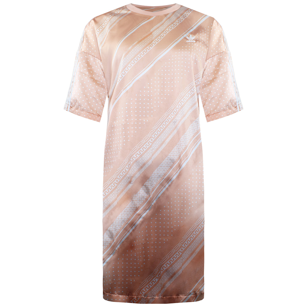 Adidas Trefoil Womens Rose T-Shirt Dress