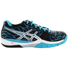 Asics Gel-Fireblast Womens Black/Blue Trainers