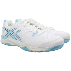 Asics Gel-Challenger 10 Clay Womens White Tennis Shoes