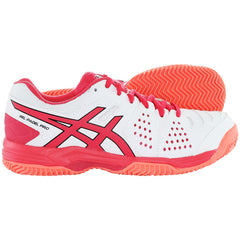 Asics Gel-Padel Pro 3 SG Womens White/Pink Trainers