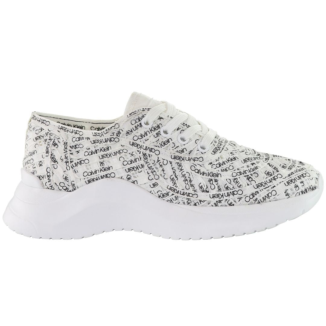 Calvin Klein Usra Womens White Trainers