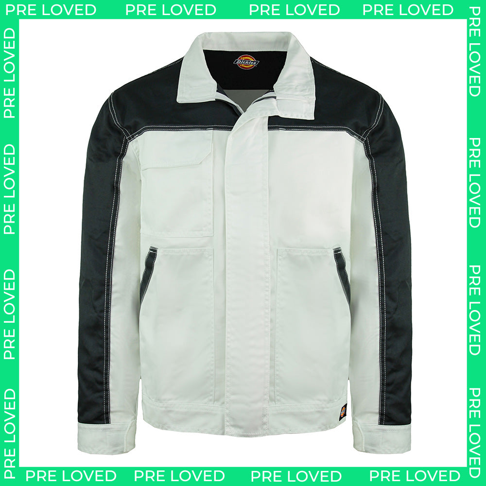 Dickies Two Tone Mens White/Grey Everyday Jacket NO TAG