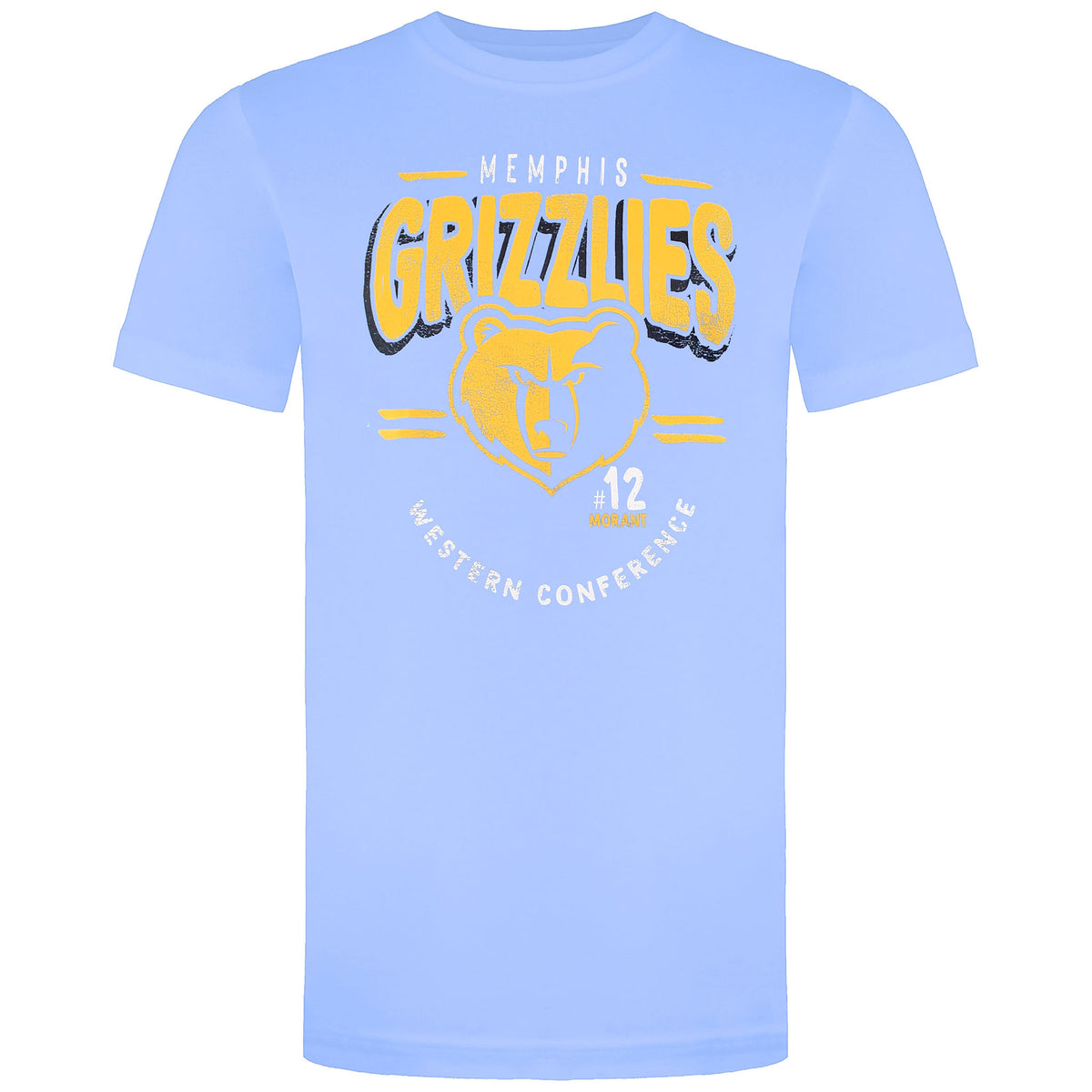 NBA Memphis Grizzlies 12 Ja Morant 1st String Mens T-Shirt