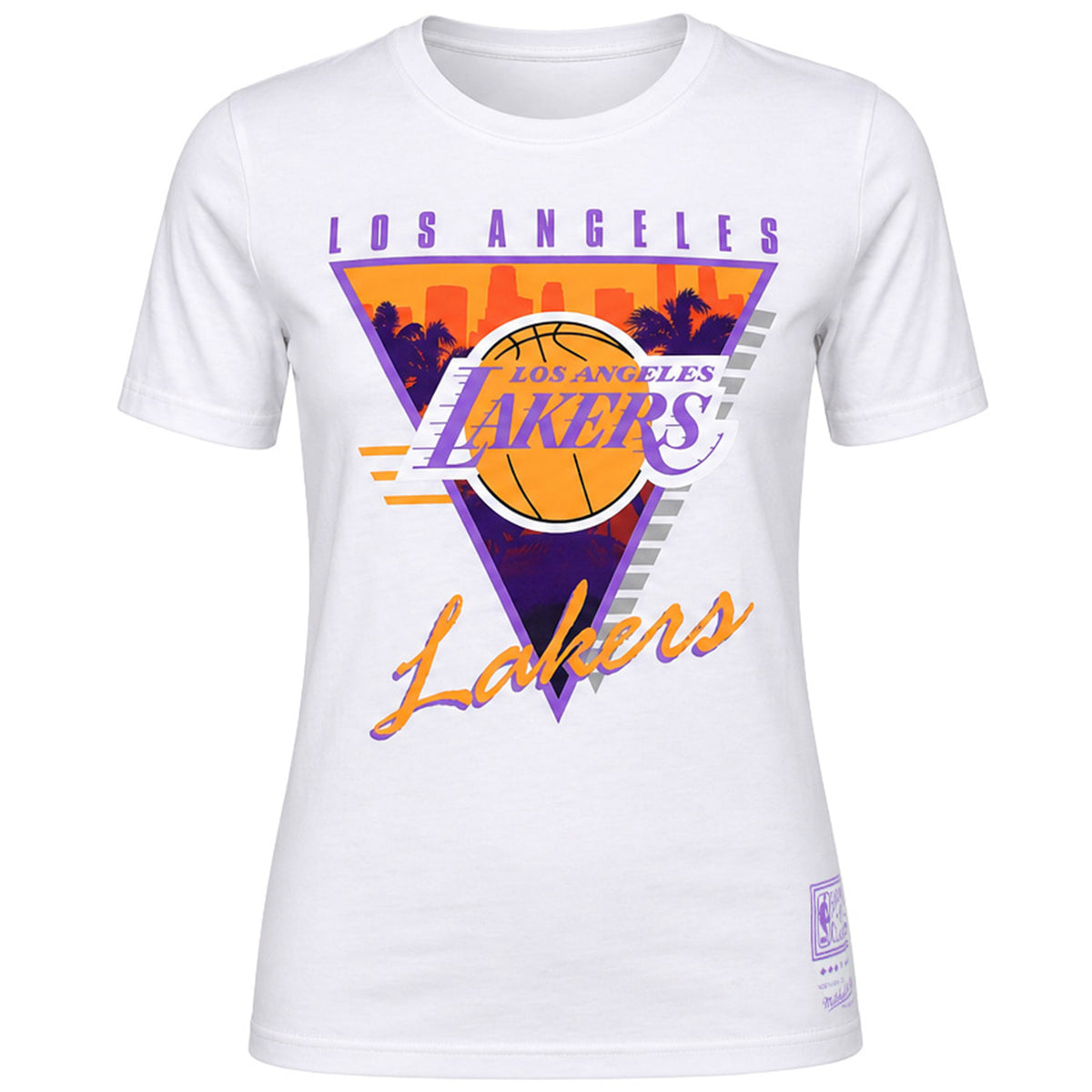 Mitchell & Ness NBA Los Angeles Lakers Final Second Kids White T-Shirt