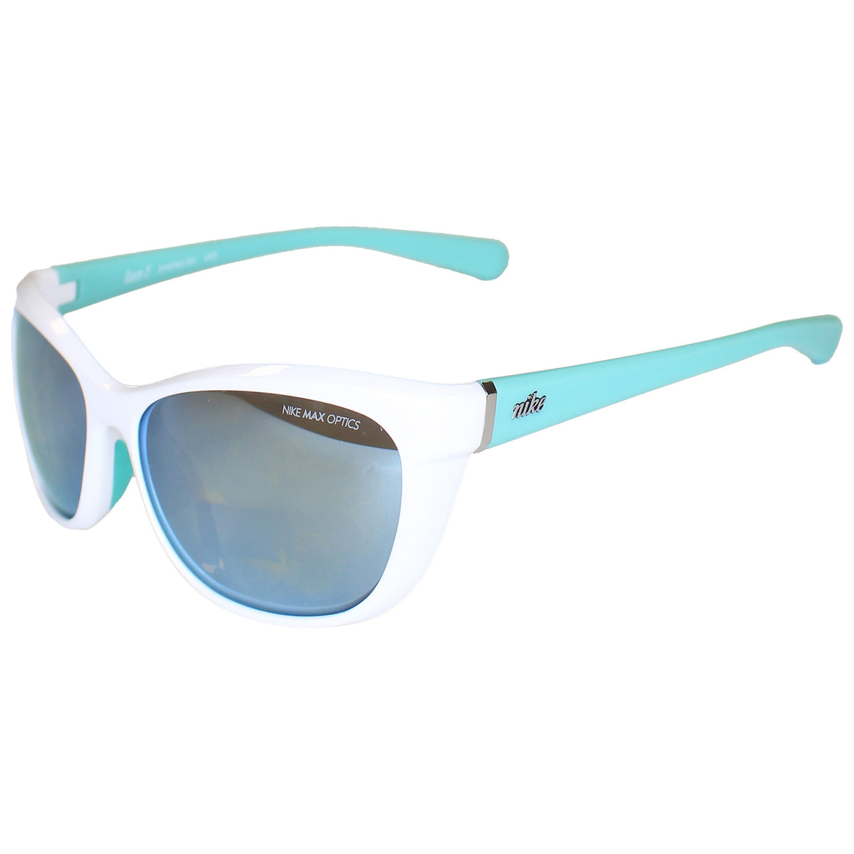 Nike Max Optics White/Teal Sunglasses