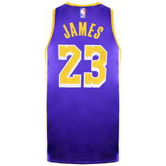 Jordan NBA LA Lakers 23 James Lebron Kids Statement Edition Swingman Jersey