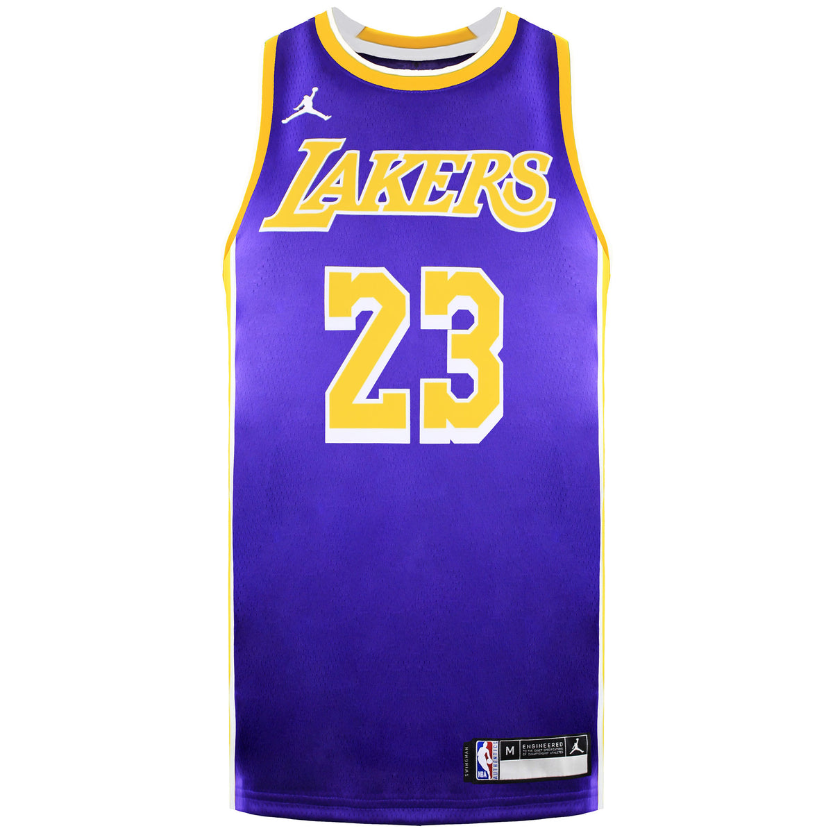 Jordan NBA LA Lakers 23 James Lebron Kids Statement Edition Swingman Jersey