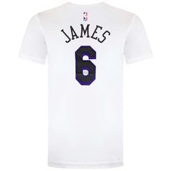 Nike NBA LA Lakers 6 James Lebron Kids City Edition N&N T-Shirt