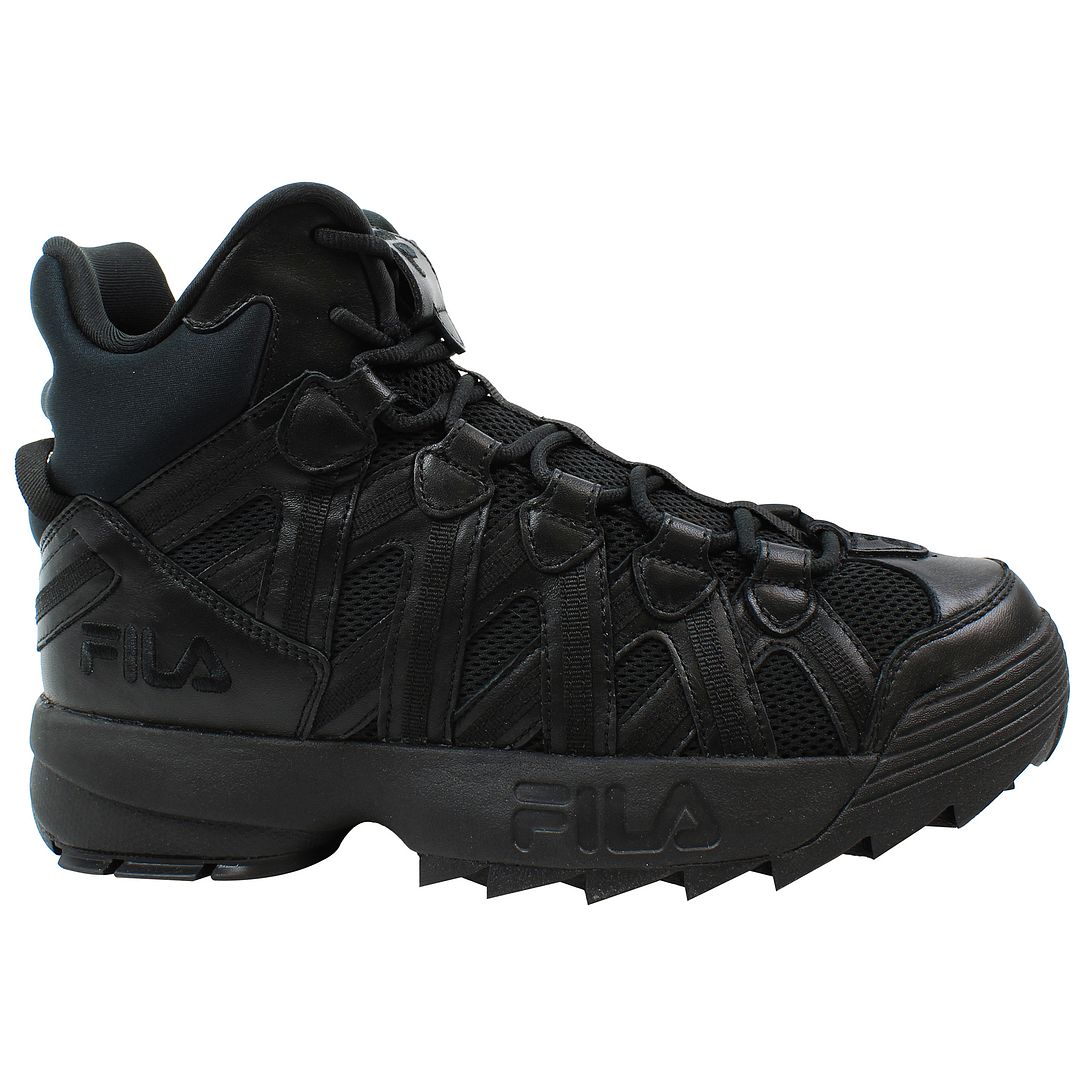 Fila Fabric Mens Black Boots