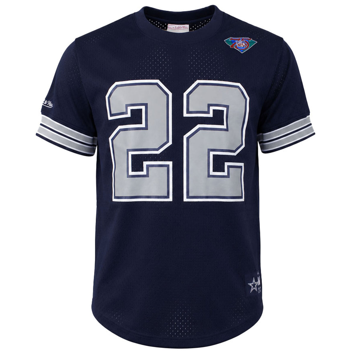 Mitchell & Ness  NFL Dallas Cowboys #22 E.Smith Mens Navy Jersey