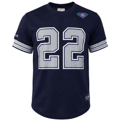 Mitchell & Ness  NFL Dallas Cowboys #22 E.Smith Mens Navy Jersey