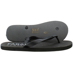 Farah Classic Shore Mens Black Flip-Flops