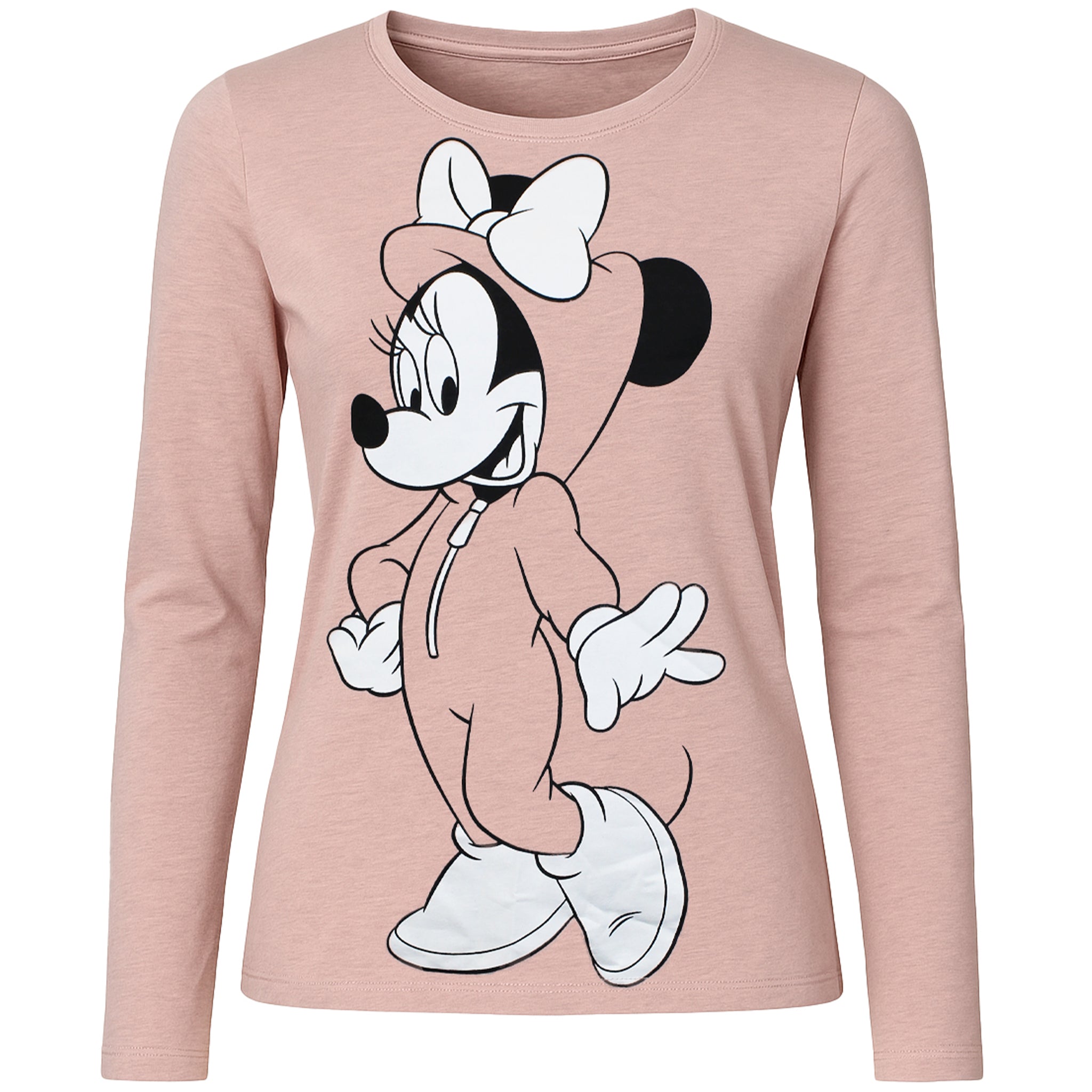 Disney Minnie Onesie Womens Pink/Black Pyjama Set