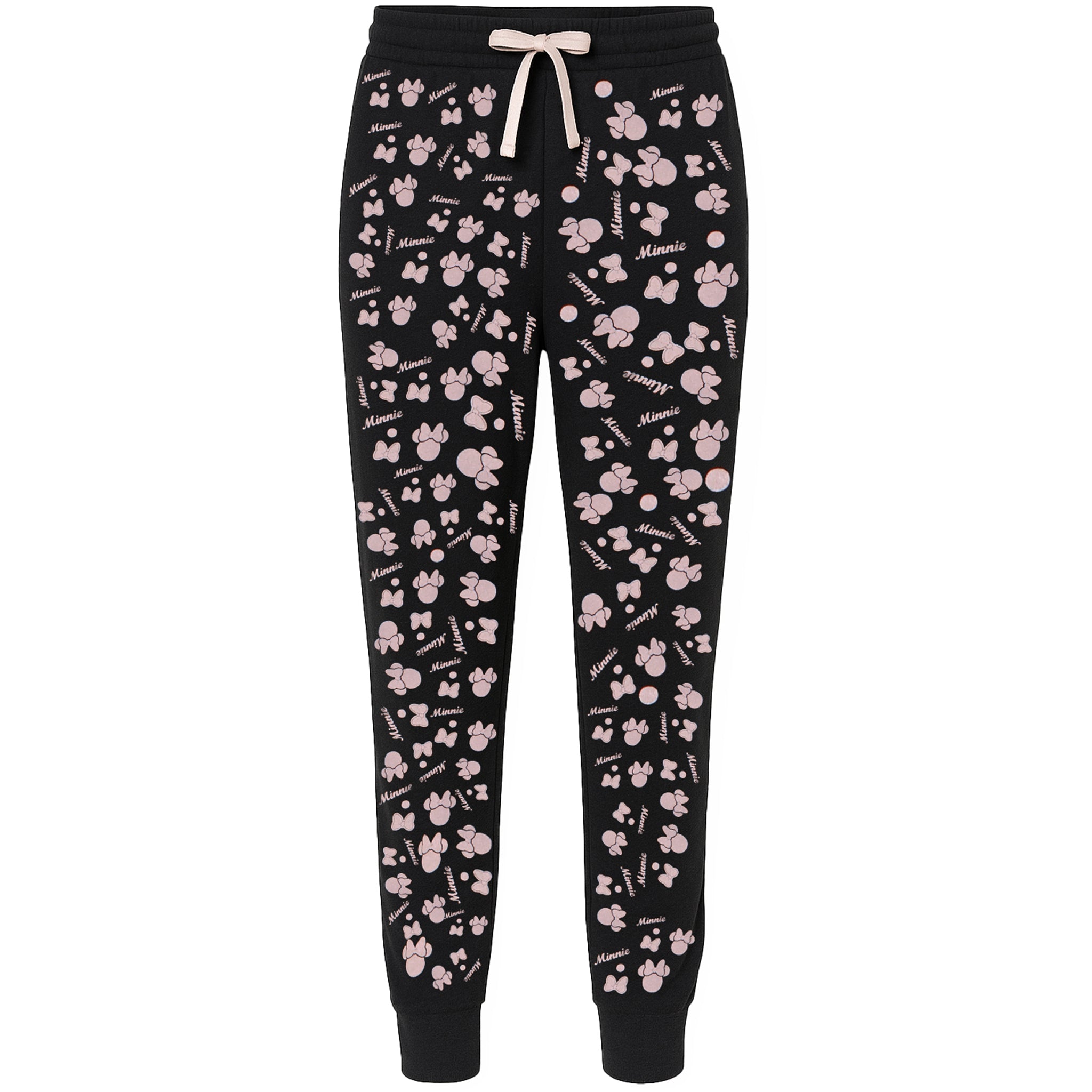 Disney Minnie Onesie Womens Pink/Black Pyjama Set