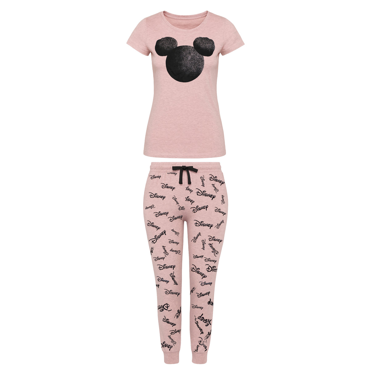 Disney Mickey & Minnie Womens Pink Pyjama Set