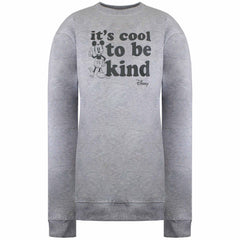 Disney Mickey Kind Womens Grey Sweater