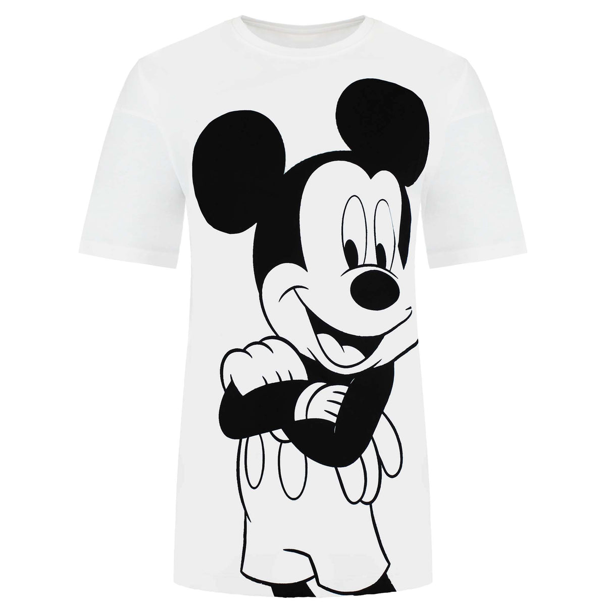 Disney Mickey Stance Womens White T-Shirt