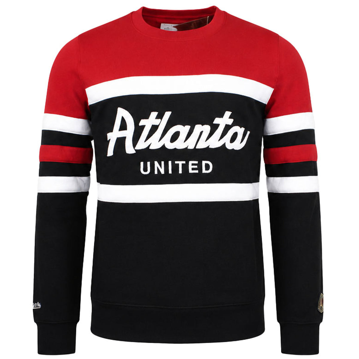 Mitchell & Ness MLS Atlanta United Mens Red/Black Sweater