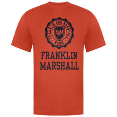 Franklin and Marshall Logo Kids Orange T-Shirt