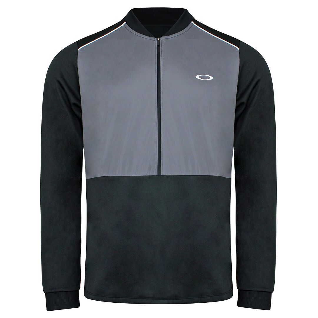 Oakley Bimaterial HZ Mens Black Track Jacket