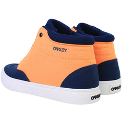 Oakley Hi-Top Vulcanised Mens Orange Trainers