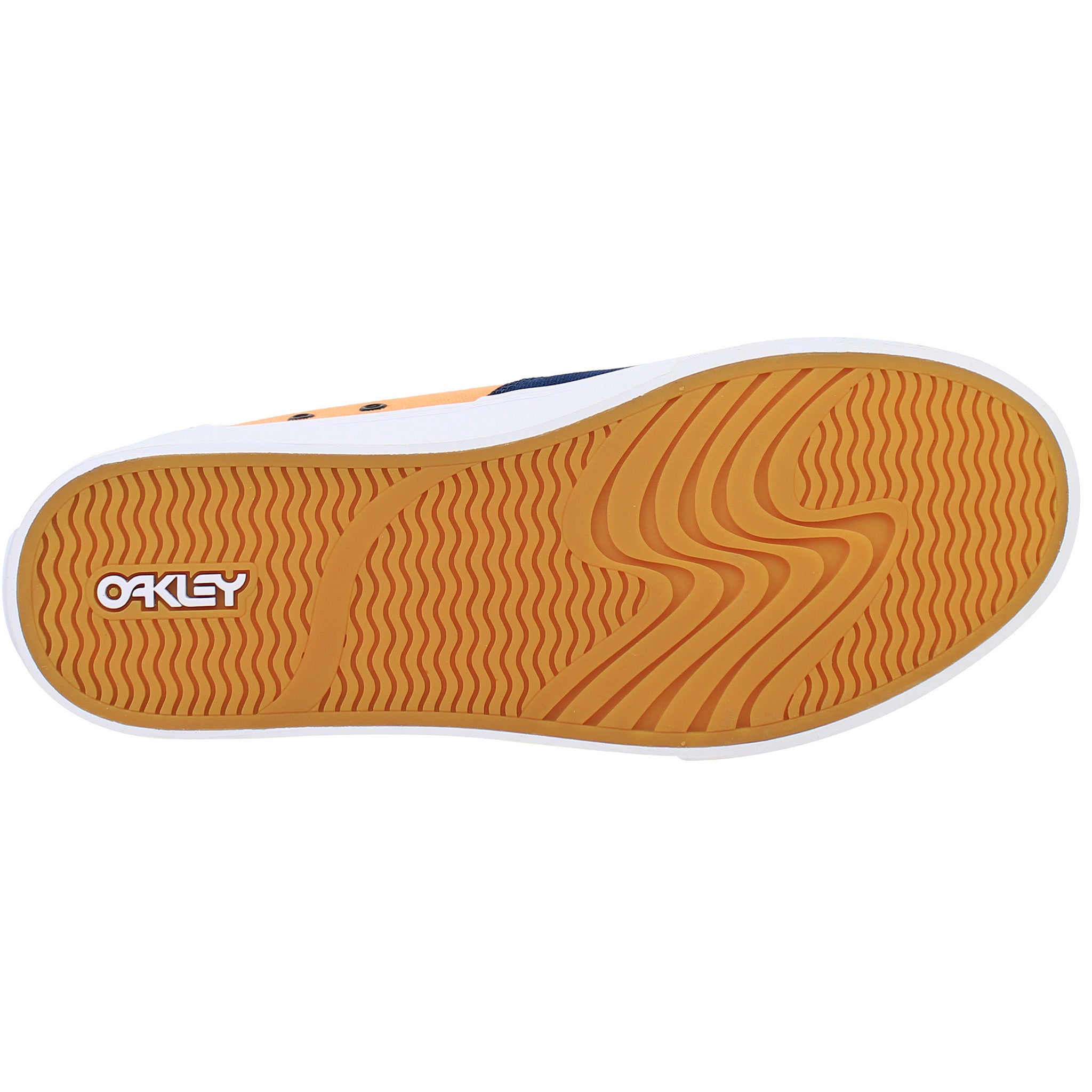 Oakley Hi-Top Vulcanised Mens Orange Trainers