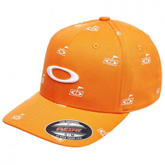 Oakley Flag Print Orange Golf Cap