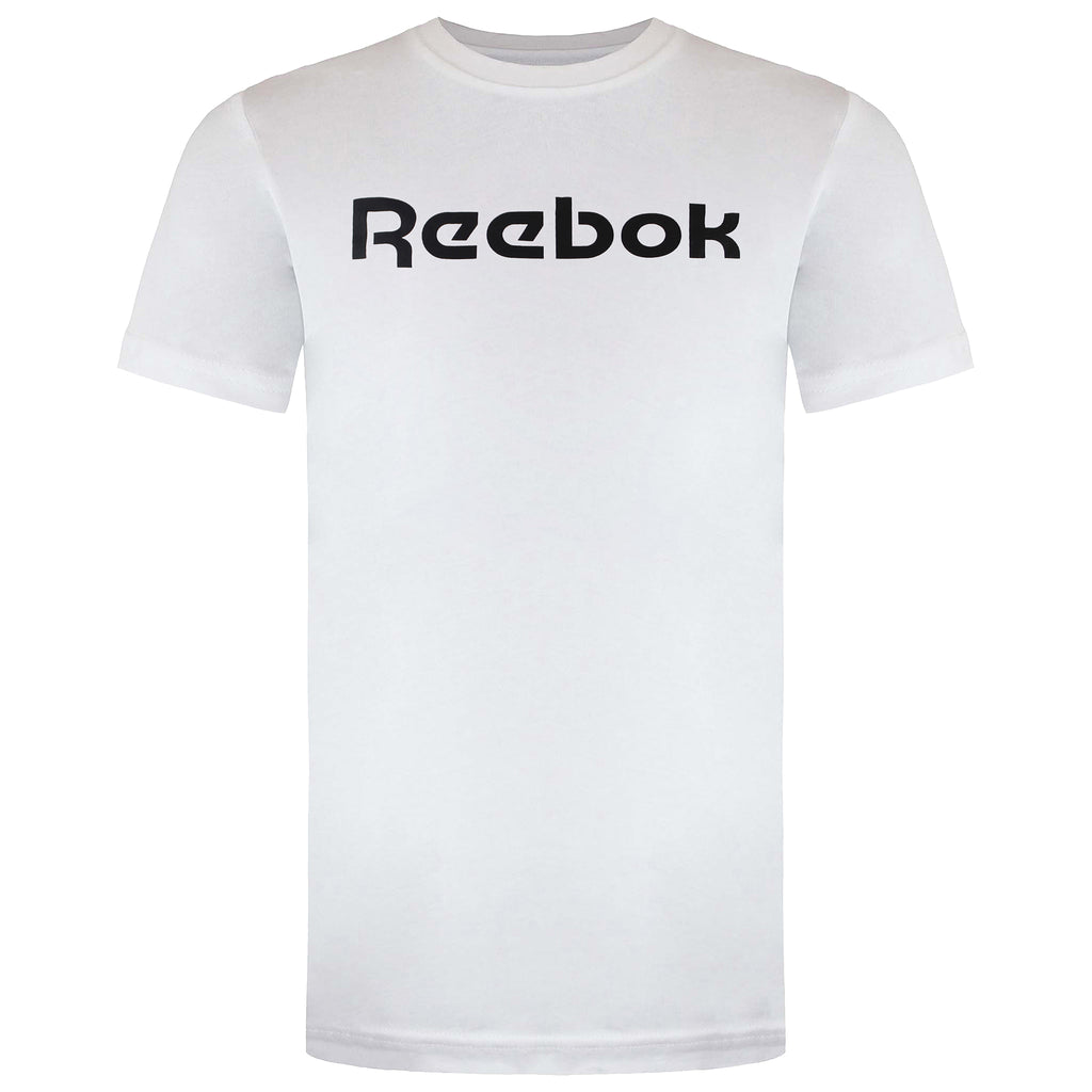 Reebok GS Linear Mens White T-Shirt