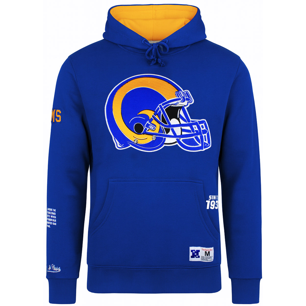 Mitchell & Ness NFL Los Angeles Rams Origins Mens Hoodie