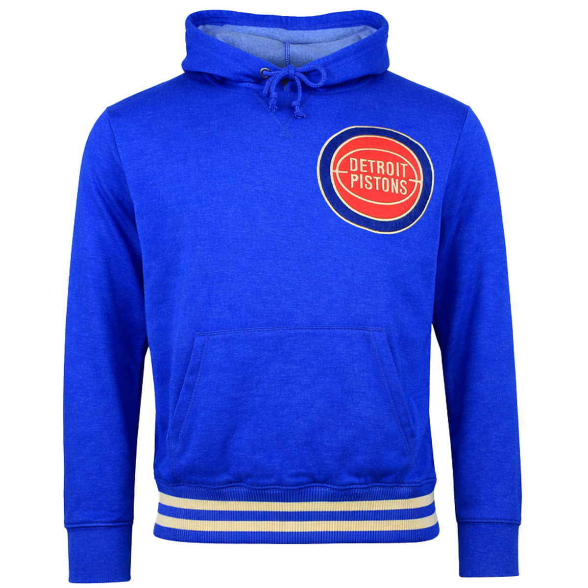 Mitchell & Ness NBA Detroit Pistons Bat Around Mens Blue Hoodie