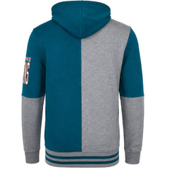 Mitchell & Ness NFL Miami Dolphins Split Color Mens Grey/Teal Hoodie