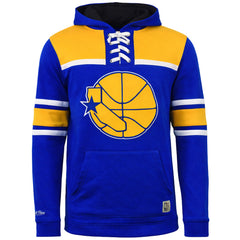 Mitchell & Ness NBA Golden State Warriors Mens Blue Hoodie