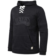 Mitchell & Ness NBA Philadelphia 76ers Mens Black Hoodie